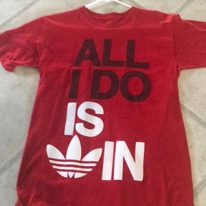 Addidas red shirt